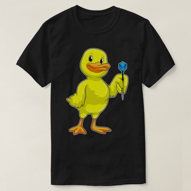 Camiseta Pato nas Trevas com Dart (Frente do Design)