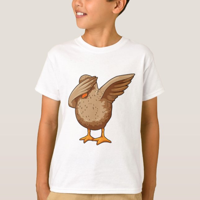 Camiseta Pato no laboratório de dança de salto (Frente)