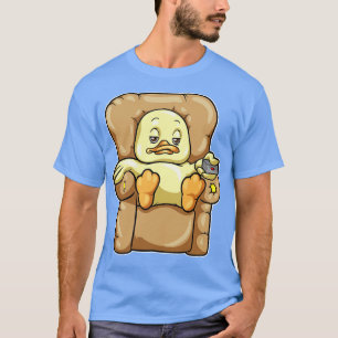 Camiseta Pato no sofá