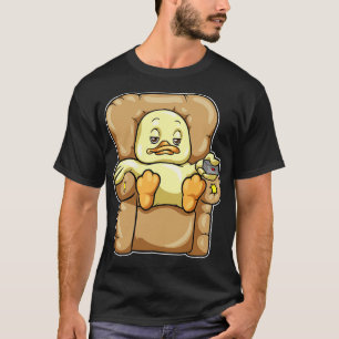 Camiseta Pato no sofá