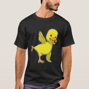 Camiseta Pato no Yoga Stretching