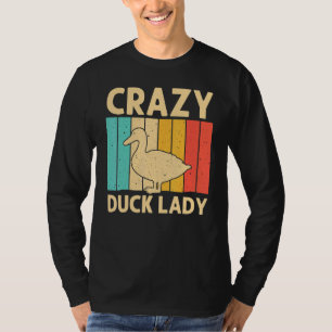 Camiseta Pato Para Mulheres Mãe Mallard Pato Mandarim