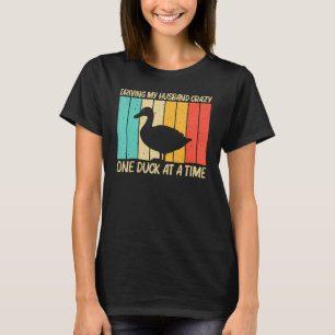 Camiseta Pato Para Mulheres Meninas Criador de Patos Caça