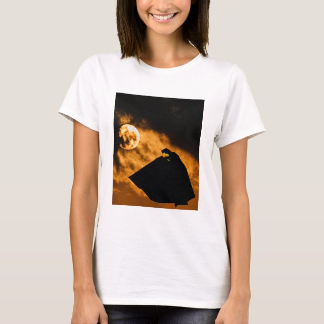 Camiseta Pato Pato o Morcego e a lua (Frente)