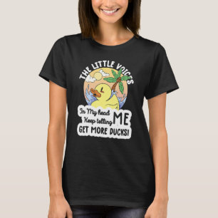 Camiseta Pato Pato Pato Proprietário Pato de Borracha Pato