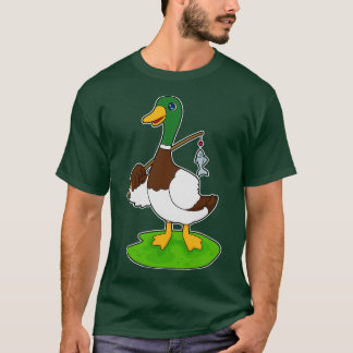 Camiseta Pato Pato Pescador Cana de pesca