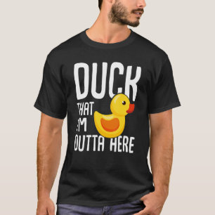 Camiseta Pato Pato que estou fora daqui Pato