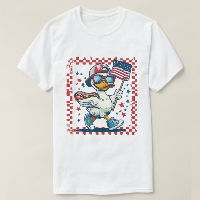 Camiseta Pato Patriota (Frente do Design)