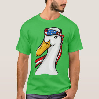 Camiseta Pato Patriótico dos EUA