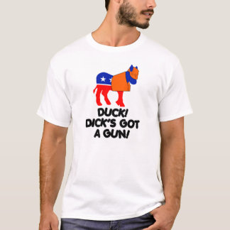 Camiseta Pato! Pau obtido uma arma!