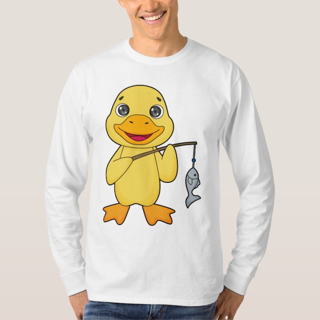 Camiseta Pato Pesca Pescado (Frente)
