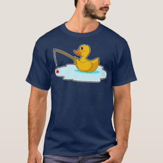 Camiseta Pato Pescador Cana de Pesca