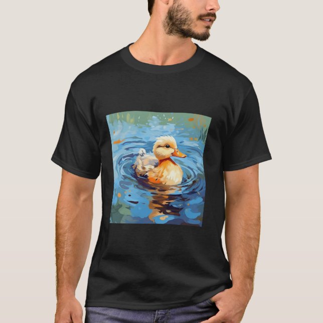 Camiseta Pato pinto-pinto Pato-pinto Pato-pata Cãozinho (Frente)