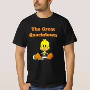 Camiseta Pato Prisioneiro Engraçado O Grande Quackdown