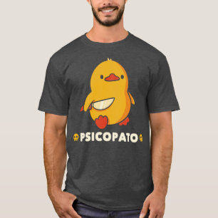 Camiseta Pato Psicopato Engraçado por Tobe Fonseca