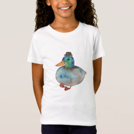 Camiseta Pato que veste o chapéu