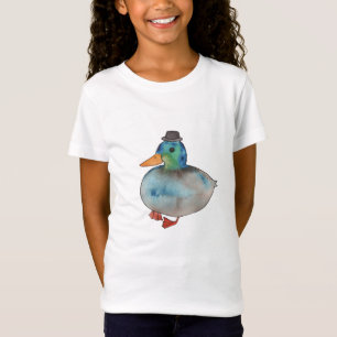 Camiseta Pato que veste o chapéu