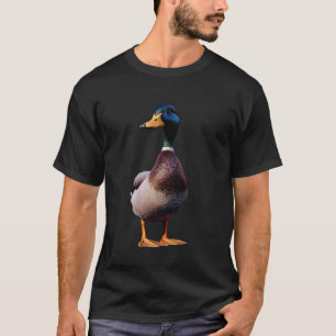 Camiseta Pato-real-marinho Patinho Pato Selvagem Pato-real-