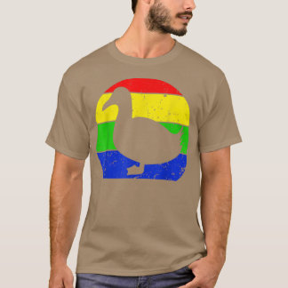 Camiseta Pato Retro Pato Vintage Pato Silhueta Farmer Anima