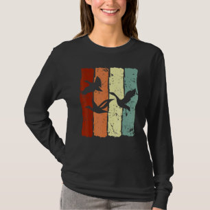 Camiseta Pato Retro Patos Ganso Gansos Cisne Cisnes Pássaro
