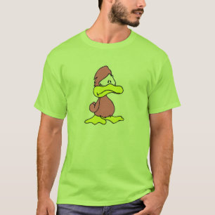 Camiseta pato rosa triste