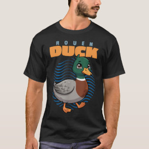 Camiseta Pato Rouen Cartoon Animais Aquáticos Amante Fofa