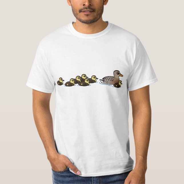 Camiseta Pato selvagem & sete patinhos (Frente)