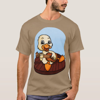 Camiseta Pato tocando violão