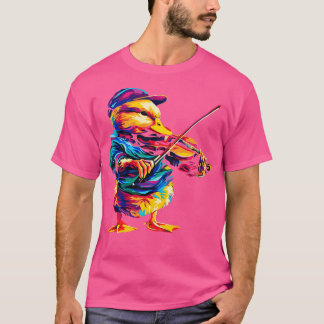 Camiseta Pato Tocando Violino