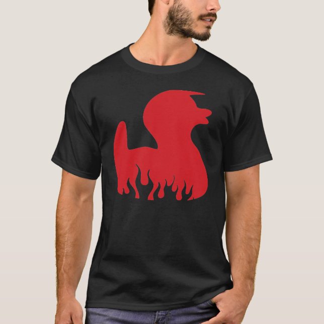Camiseta pato vermelho (Frente)