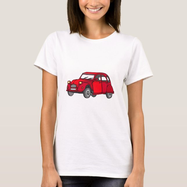 Camiseta Pato vermelho (2CV) (Frente)