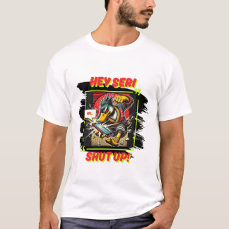 Camiseta Pato versus Seri no Iphone
