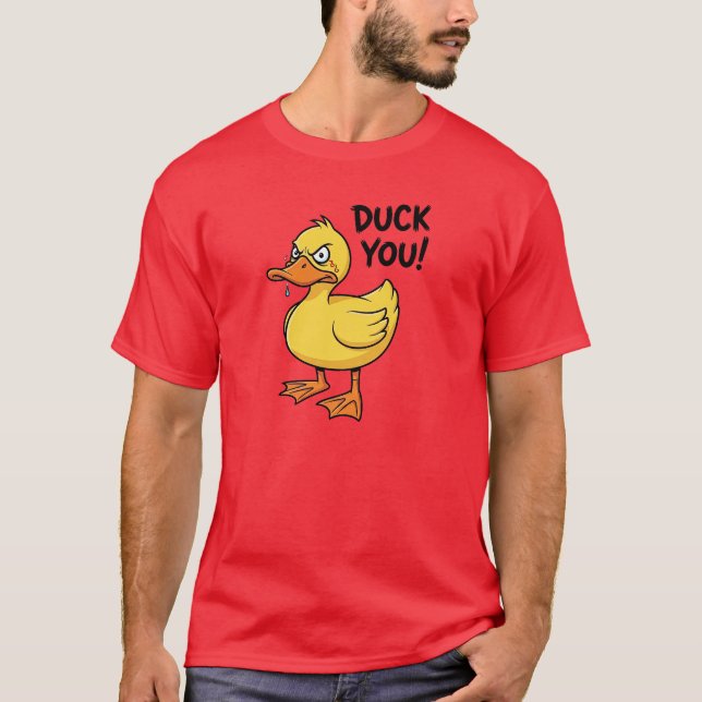 Camiseta Pato Você Jogo de Palavras (Frente)