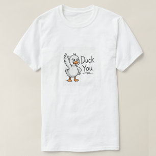 Camiseta Pato Você Pato Sarcástico Engraçado