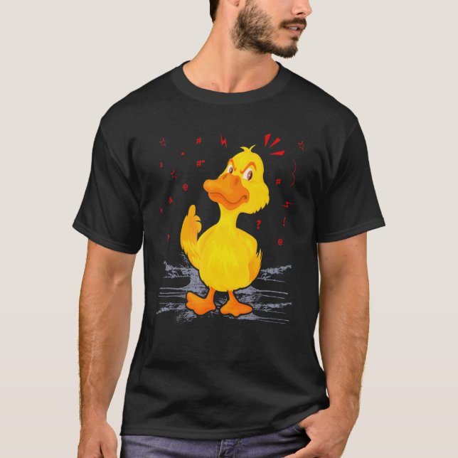 Camiseta Pato Zangado Caçando Pato (Frente)