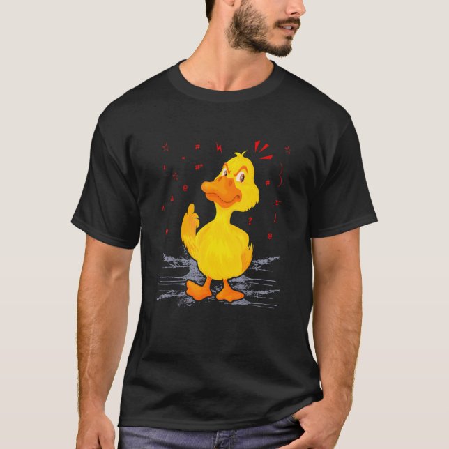Camiseta Pato Zangado Caçando Pato (Frente)