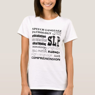 Camiseta Patologista da língua do discurso