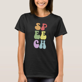 Camiseta Patologista da Linguagem da Fala Groovy SLP Premiu