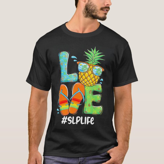 Camiseta Patologista da Linguagem de Verão do Amor  (Frente)