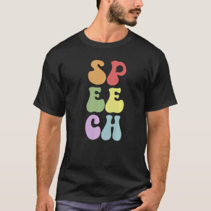 Camiseta Patologista de Língua de Voz de Groovy SLP Premium