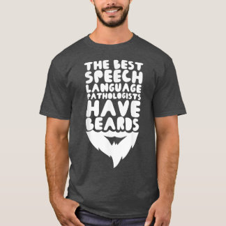 Camiseta Patologista De Língua Do Mens Com Discurso De Barb