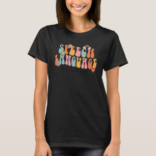 Camiseta Patologista de Língua Falante SLP Ret de Terapia d