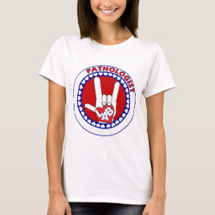 CAMISETA PATOLOGISTA LOGOTIPO ROUND ASL I AMO LAB