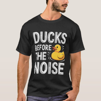 Camiseta Patos Antes Do Ruído Entusiasta de Pato de Borrach