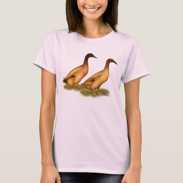 Camiseta Patos:  Campbell Khaki (Frente)