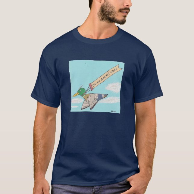 CAMISETA PATOS CONTRA ARMAS (Frente)
