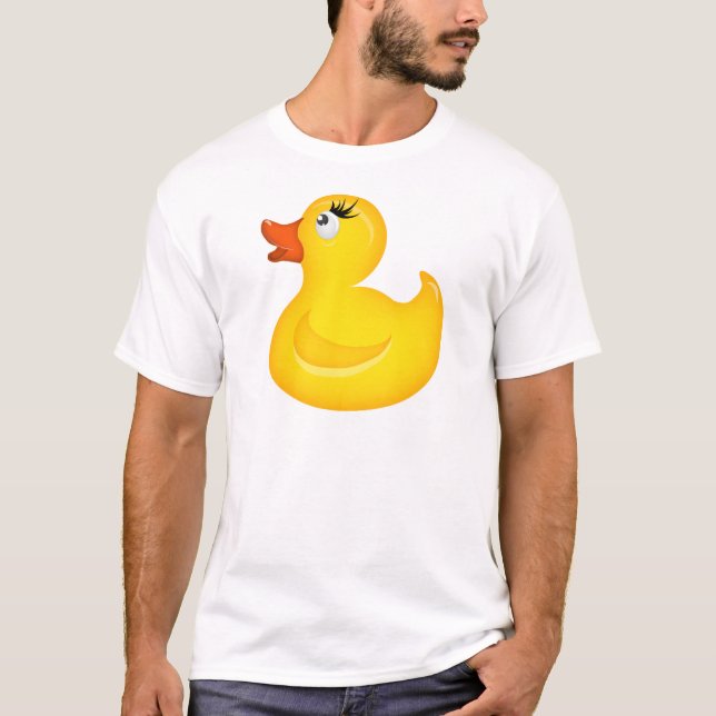 Camiseta Patos de borracha amarela (Frente)