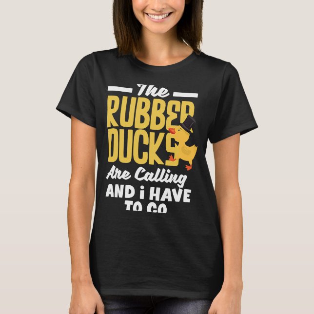 Camiseta Patos De Borracha De Borracha De Borracha Chamam B (Frente)