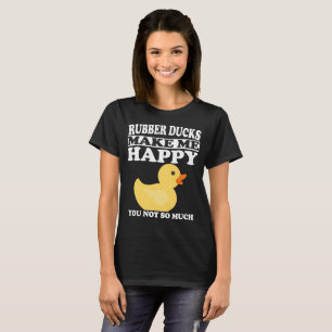 Camiseta Patos De Borracha Me Fazem Feliz T-Shirt Animal En