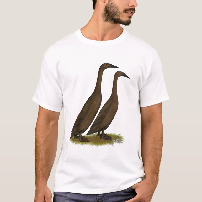 Camiseta Patos do corredor do chocolate (Frente)